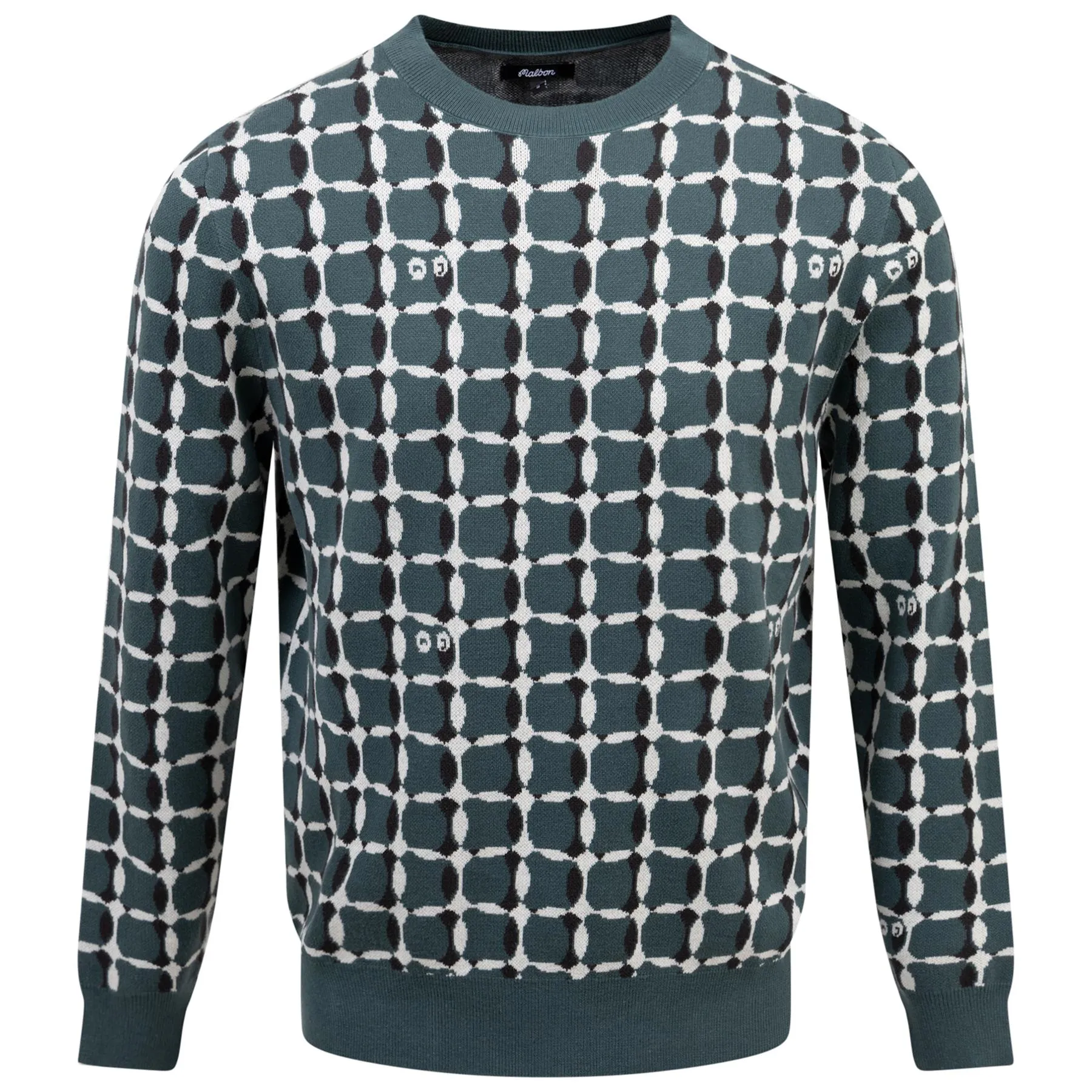Bucket Weave Crewneck Bistro Green - 2024