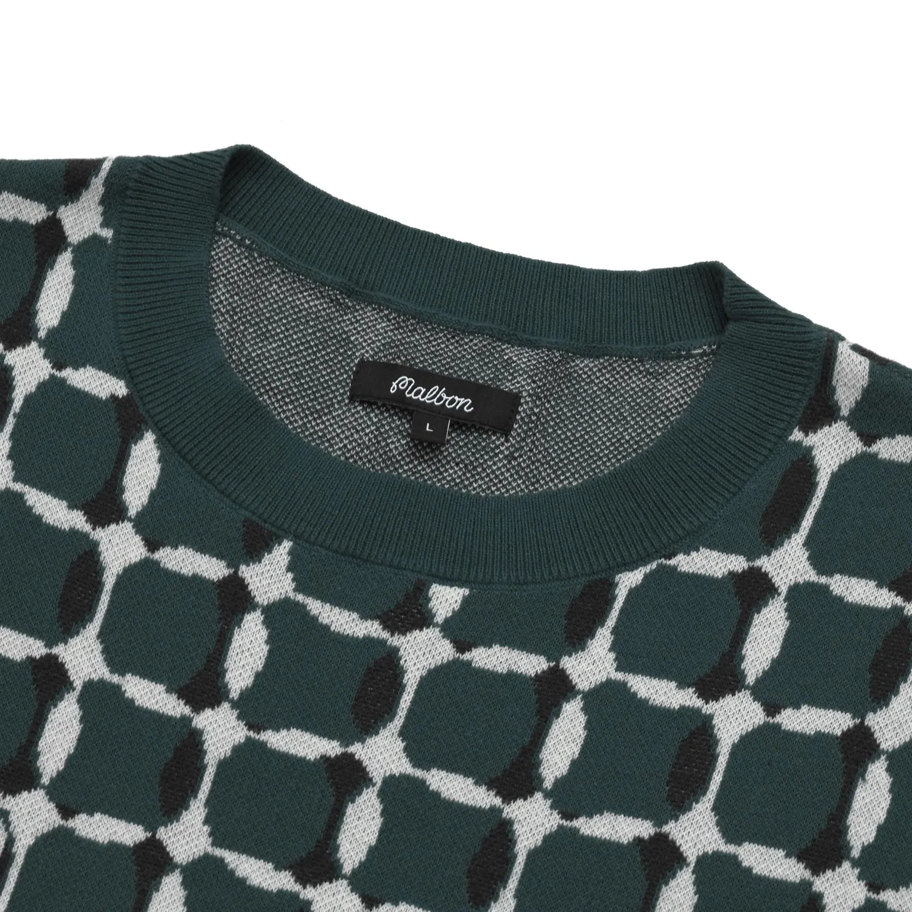 Bucket Weave Crewneck Bistro Green - 2024