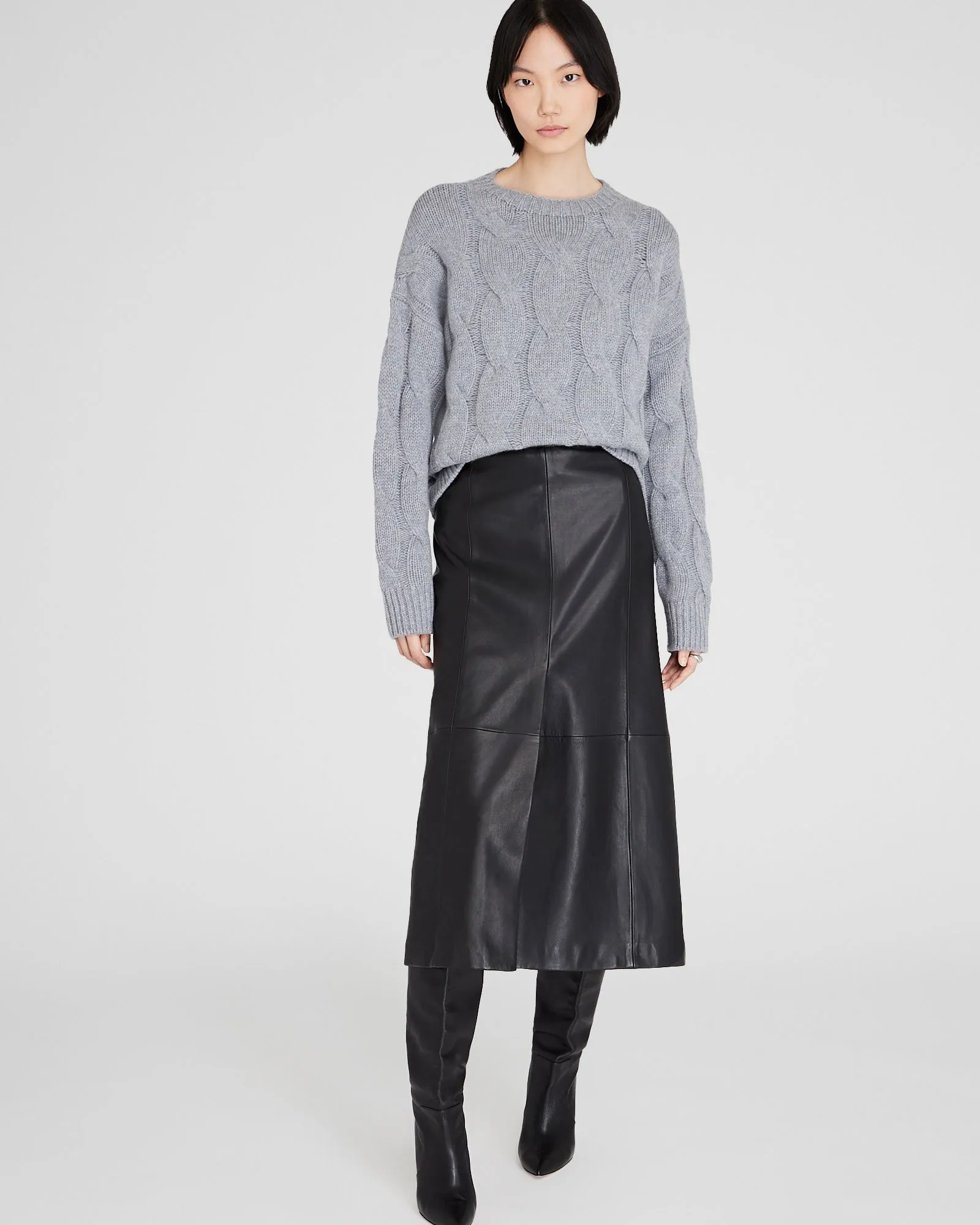 Cashmere Cable-Knit Sweater