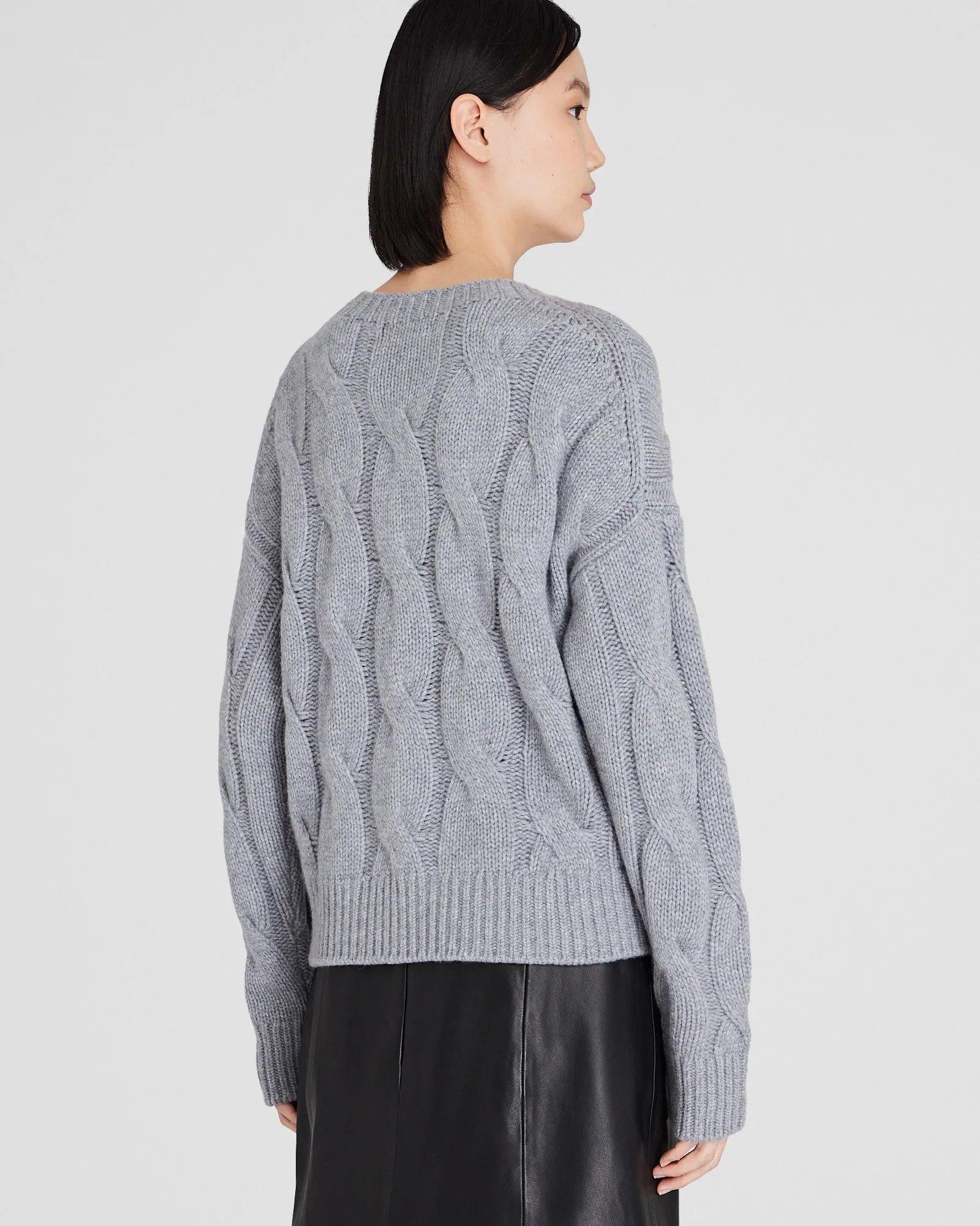Cashmere Cable-Knit Sweater