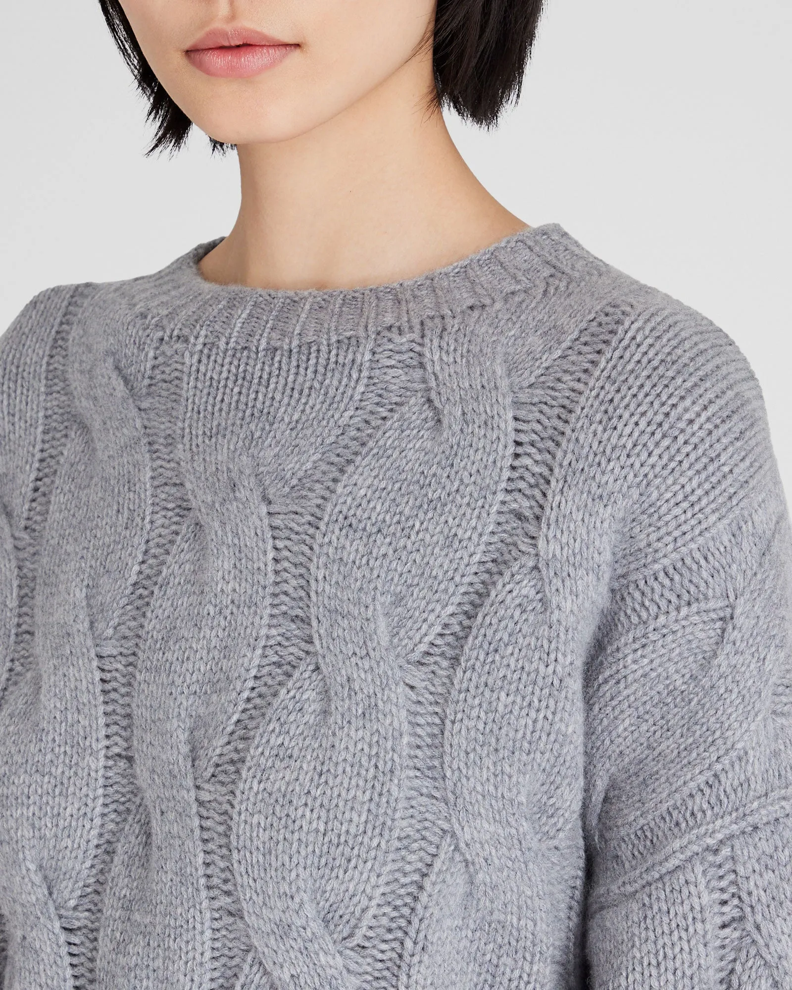 Cashmere Cable-Knit Sweater