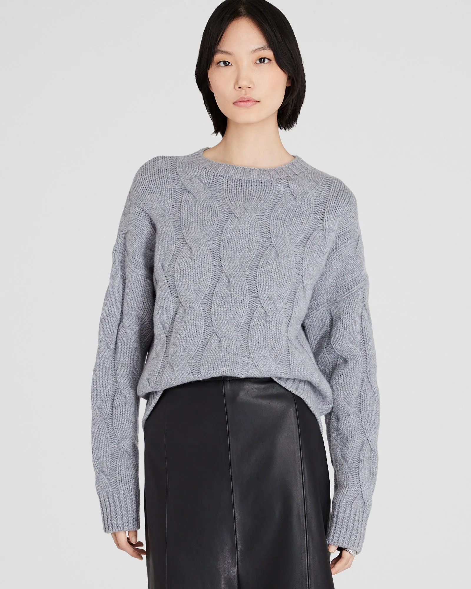 Cashmere Cable-Knit Sweater
