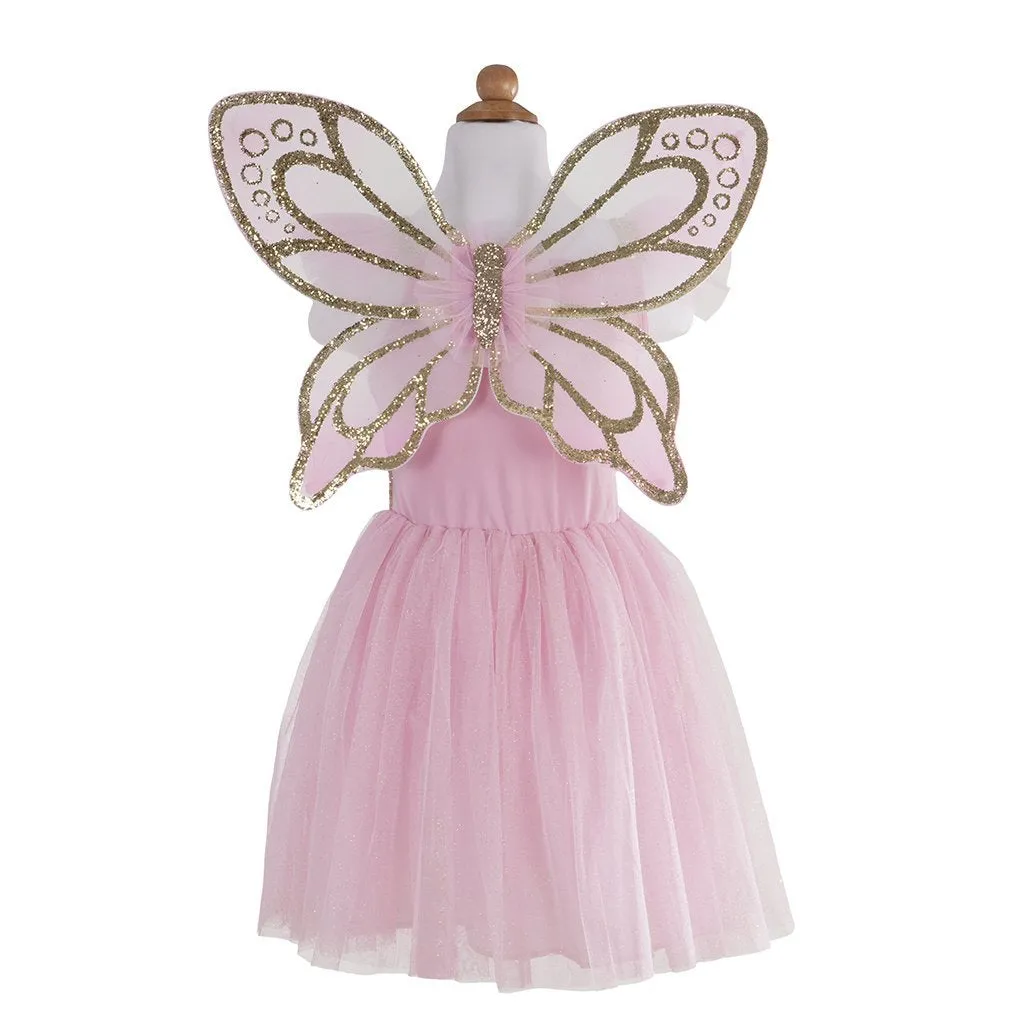 Gold Butterfly Dress & Wings