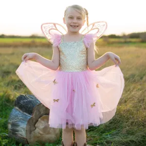 Gold Butterfly Dress & Wings