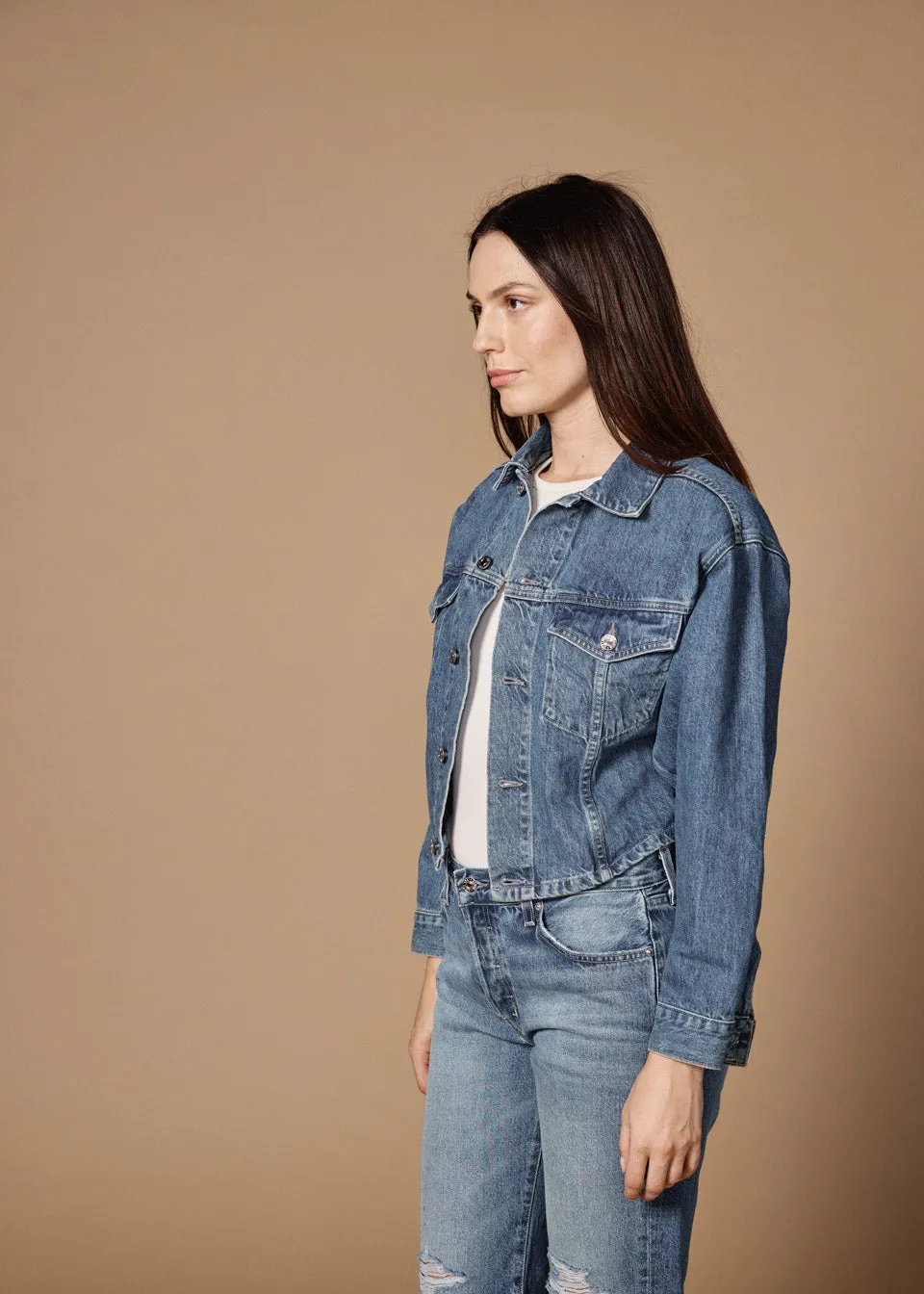 Jodi Cropped Jacket || Borderline