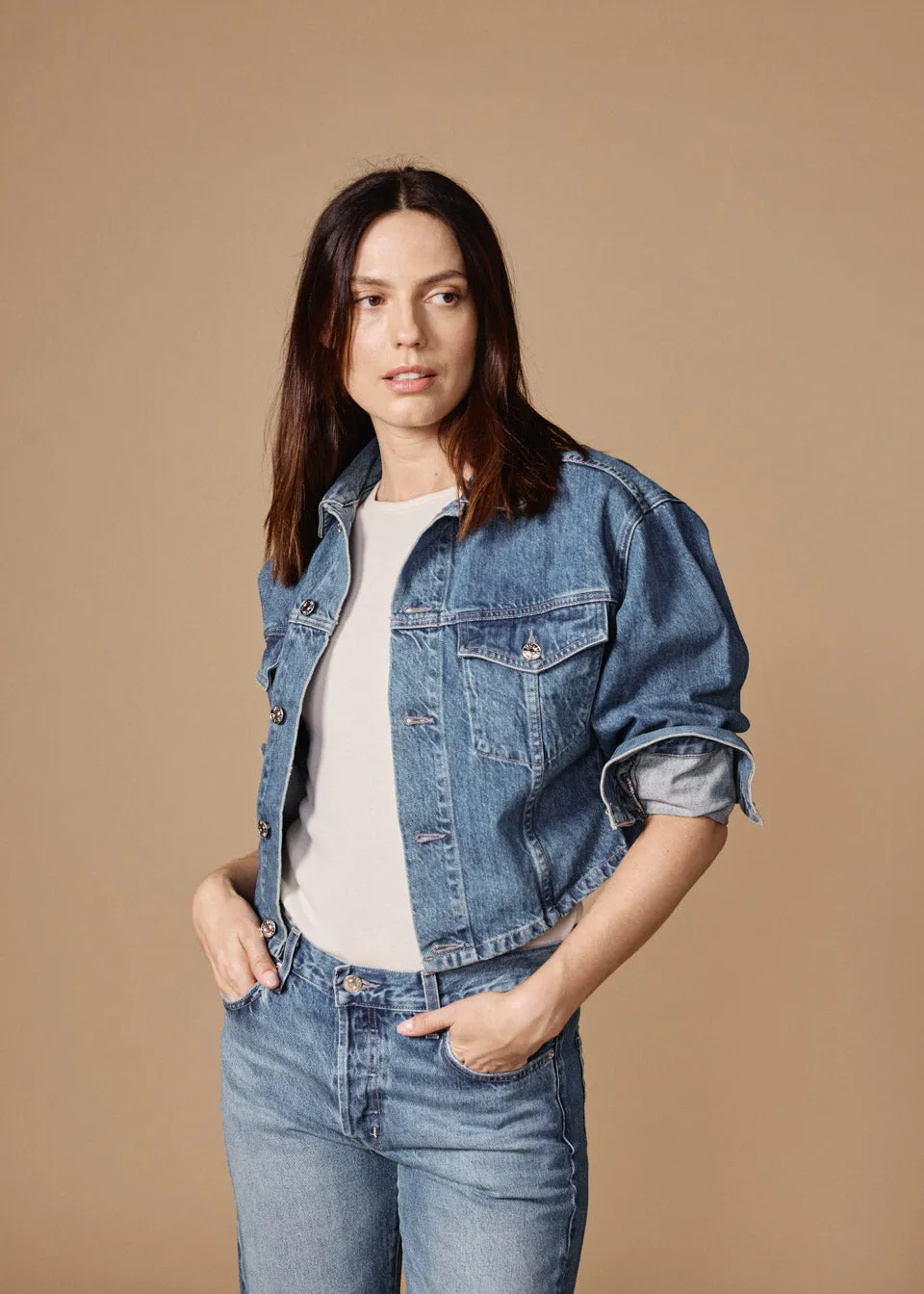Jodi Cropped Jacket || Borderline