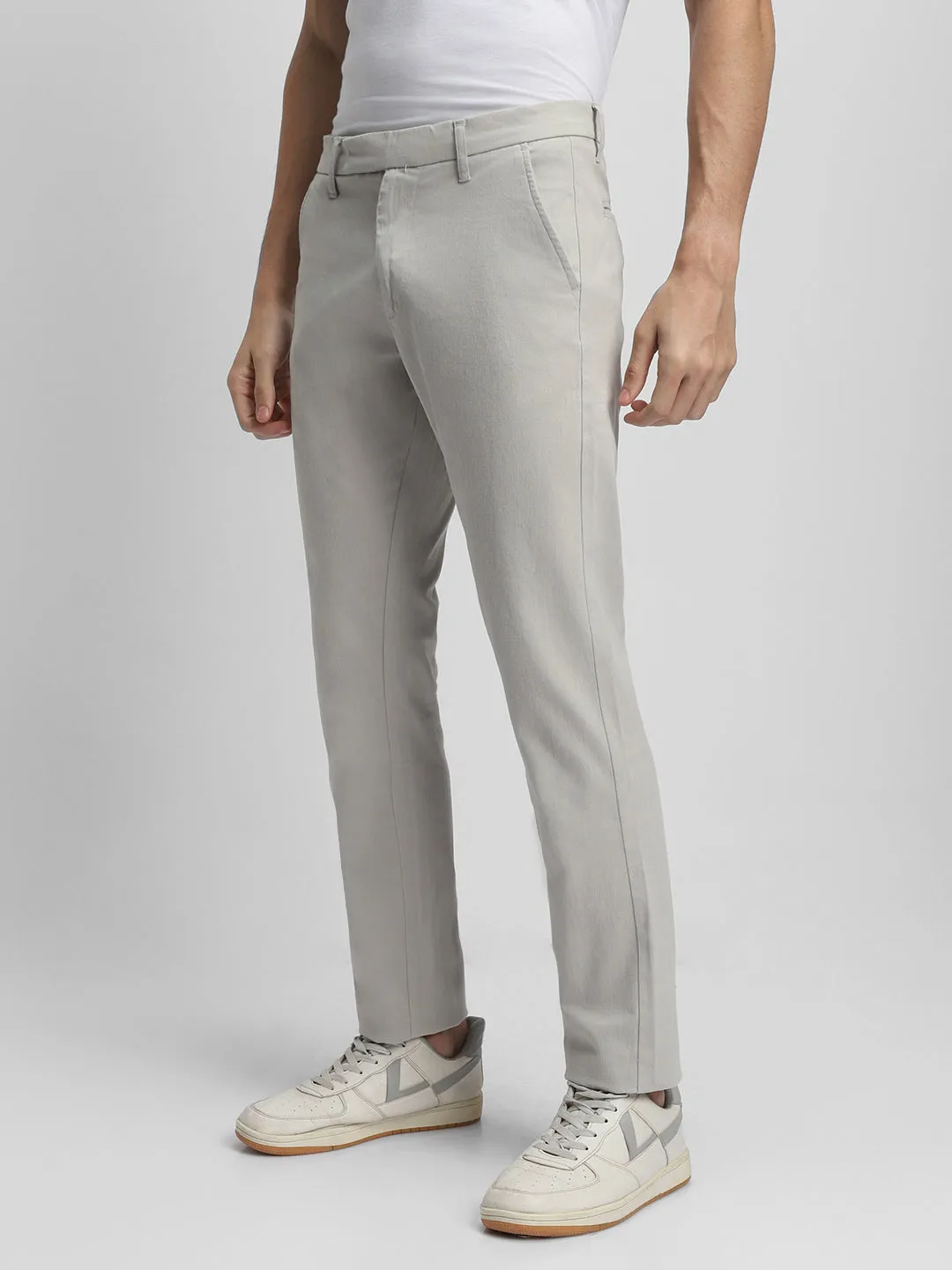 Men's Slim Fit Wrinkle Free Chinos Trousers