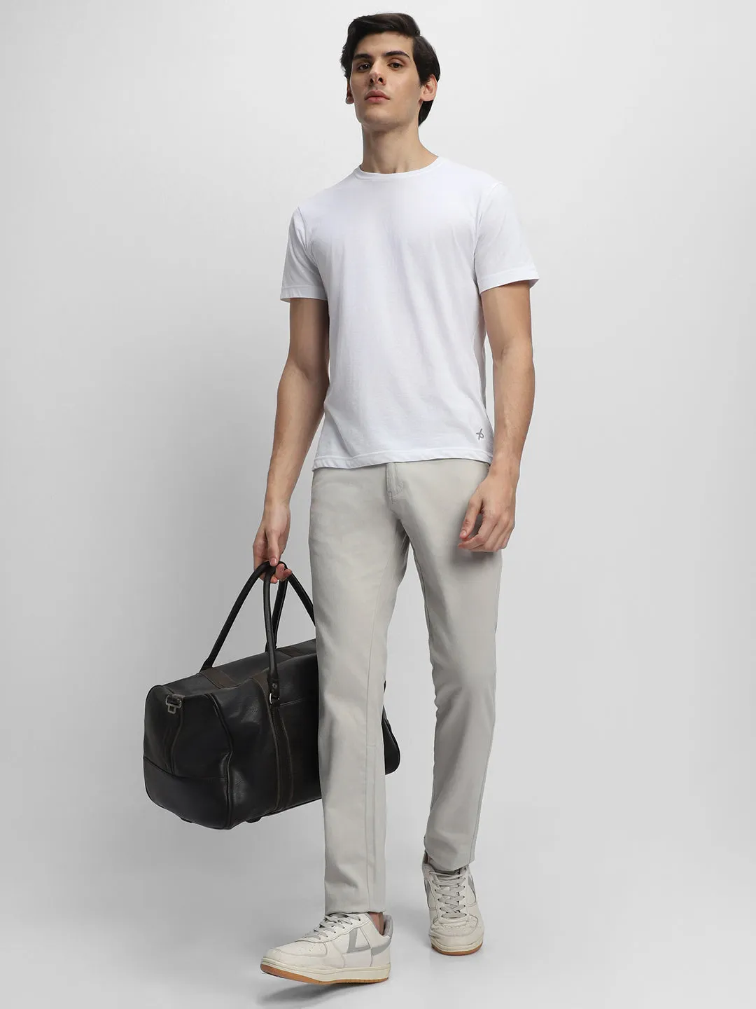 Men's Slim Fit Wrinkle Free Chinos Trousers