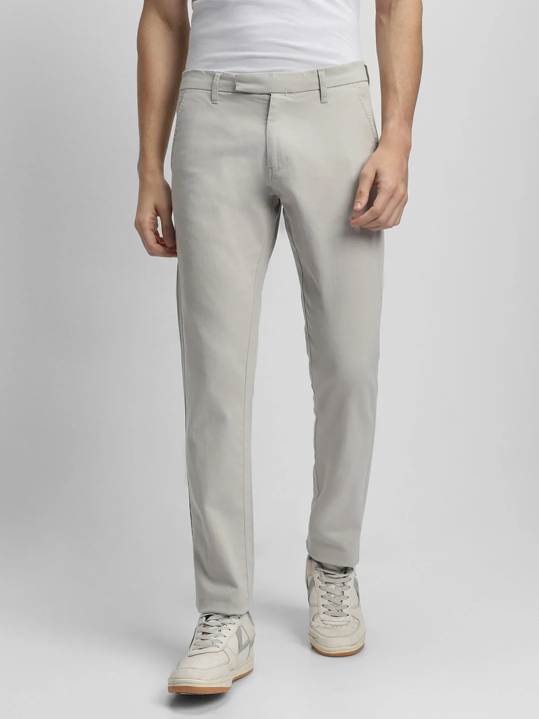 Men's Slim Fit Wrinkle Free Chinos Trousers