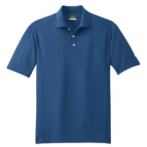 Nike Men's French Blue Dri-FIT Short Sleeve Classic Polo