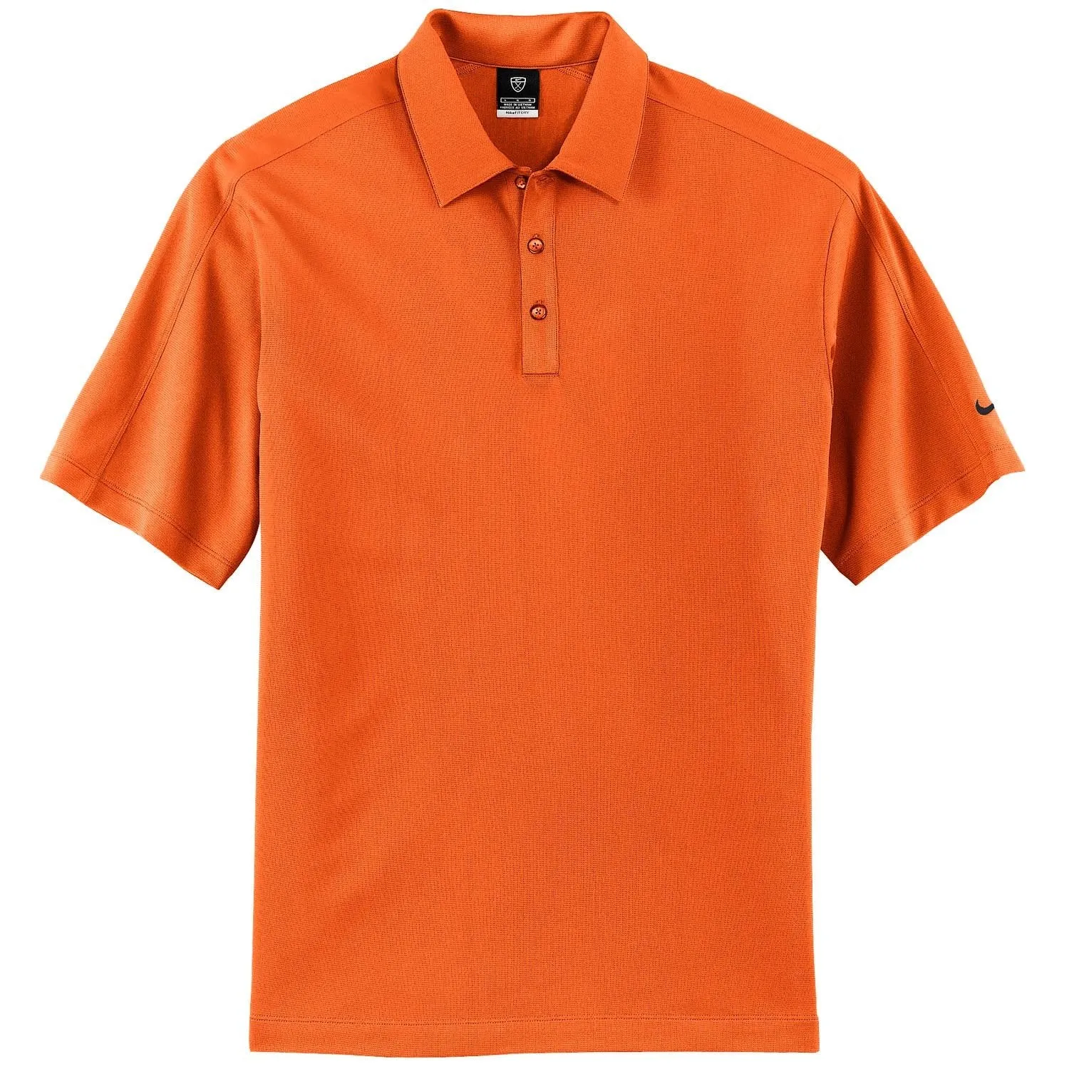 Nike Men's Solar Orange Tech Sport Dri-FIT Short Sleeve Polo