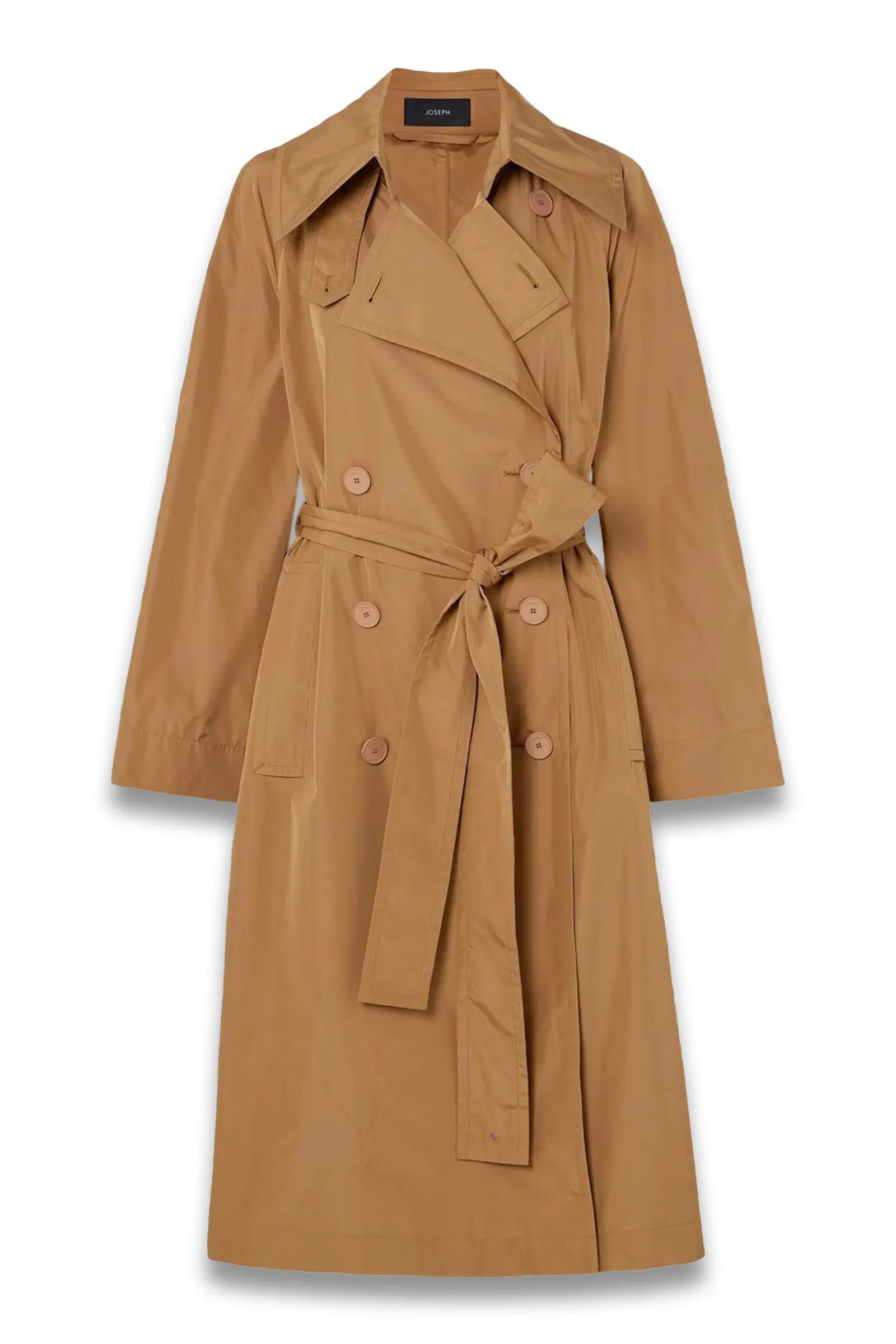 Rainwear Chatsworth Belted Double-breasted Shell Trench Coat