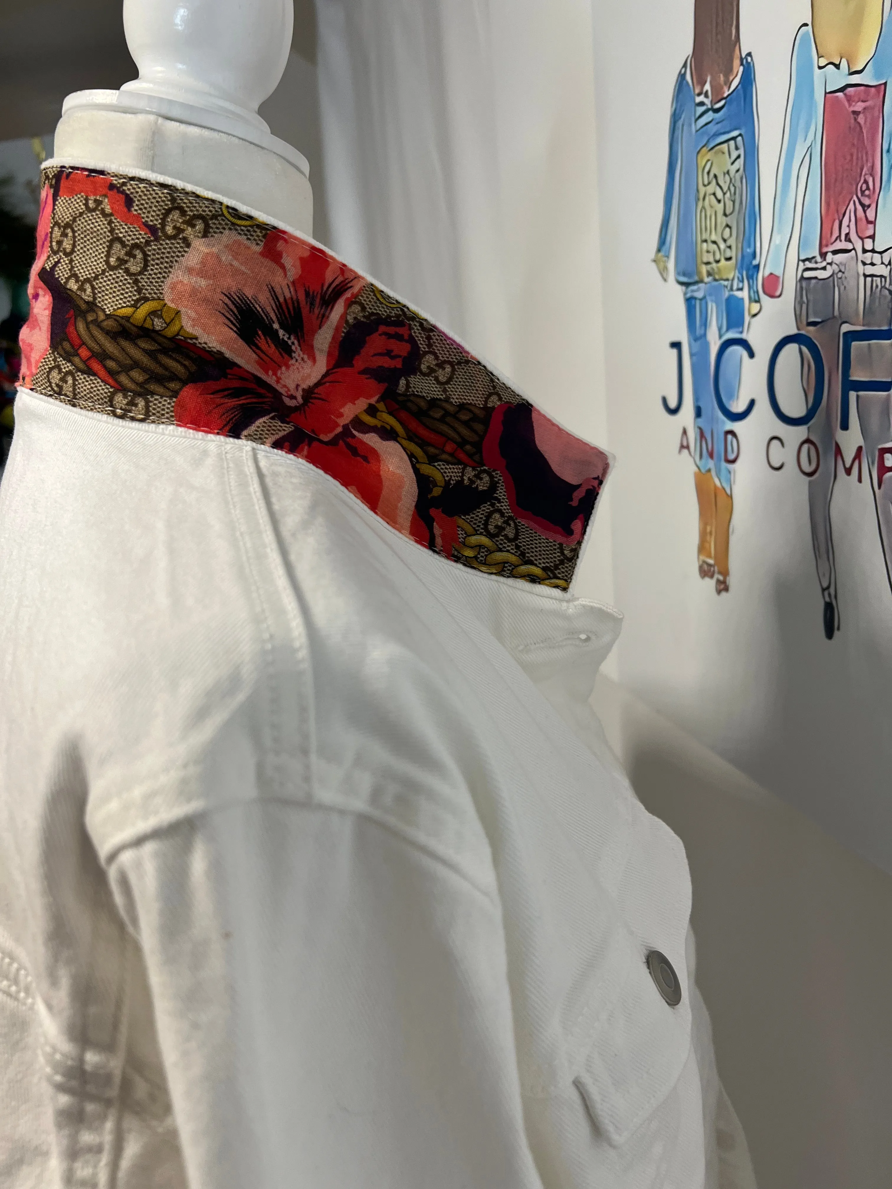 Sale XL Poppy Pink Monogram Jacket