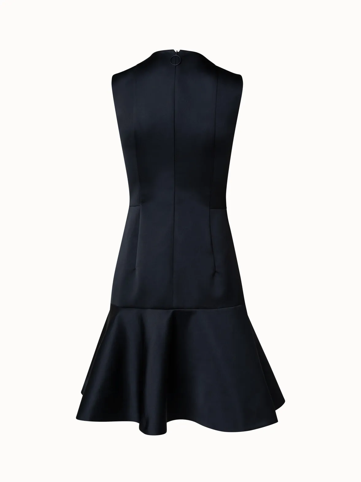 Techno Duchesse Dress with Jet Tassel Dot Application
