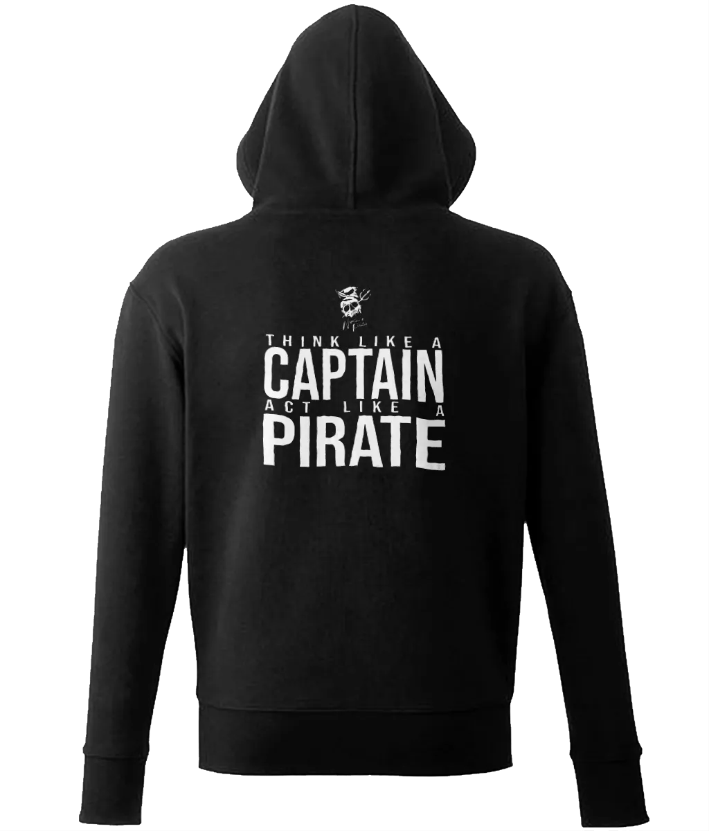 Think Like a Captain Unisex Zip Hoodie