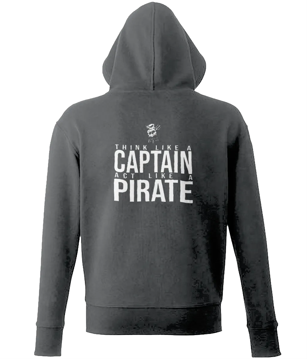 Think Like a Captain Unisex Zip Hoodie