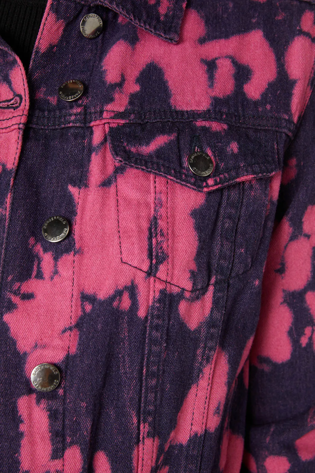 Tie Dye Denim Ex Bf Jacket