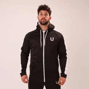 UNIFY U1 Mens Black Zip Up Hoodie – Classic UNIFY Essential Hoodie – Mens Zip Up Hoodie