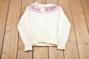 Vintage 1990s A Fashion Import Knitted Sweater